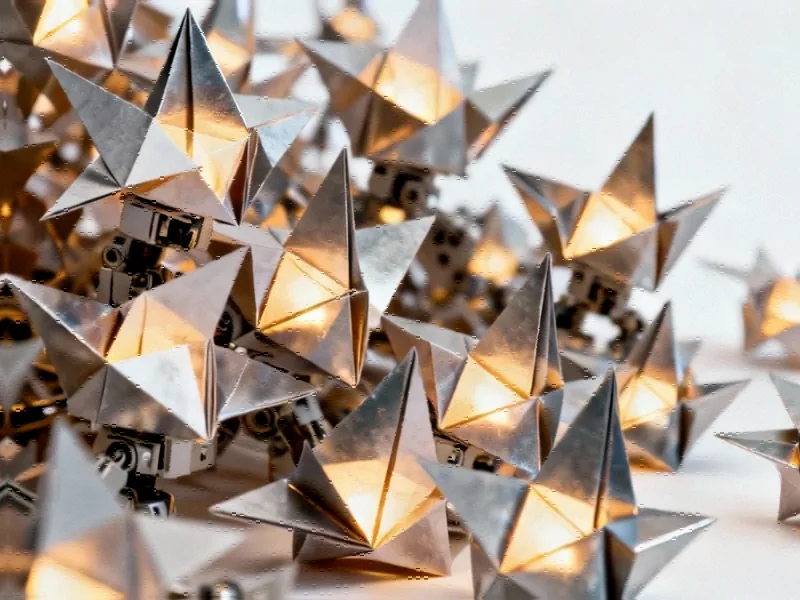 Self-Assembling Origami Microrobots Demonstrate Autonomous Communication and Movement
